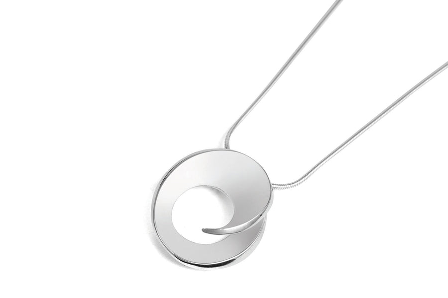 Swirl Polished Necklace